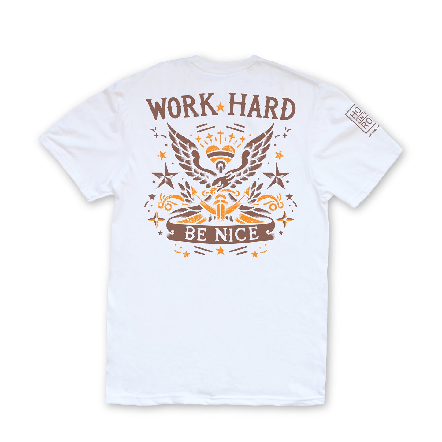 Work Hard Be Nice Tattoo Tee