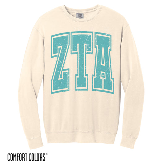 Zeta Tau Alpha Game Day Vintage Sweatshirt